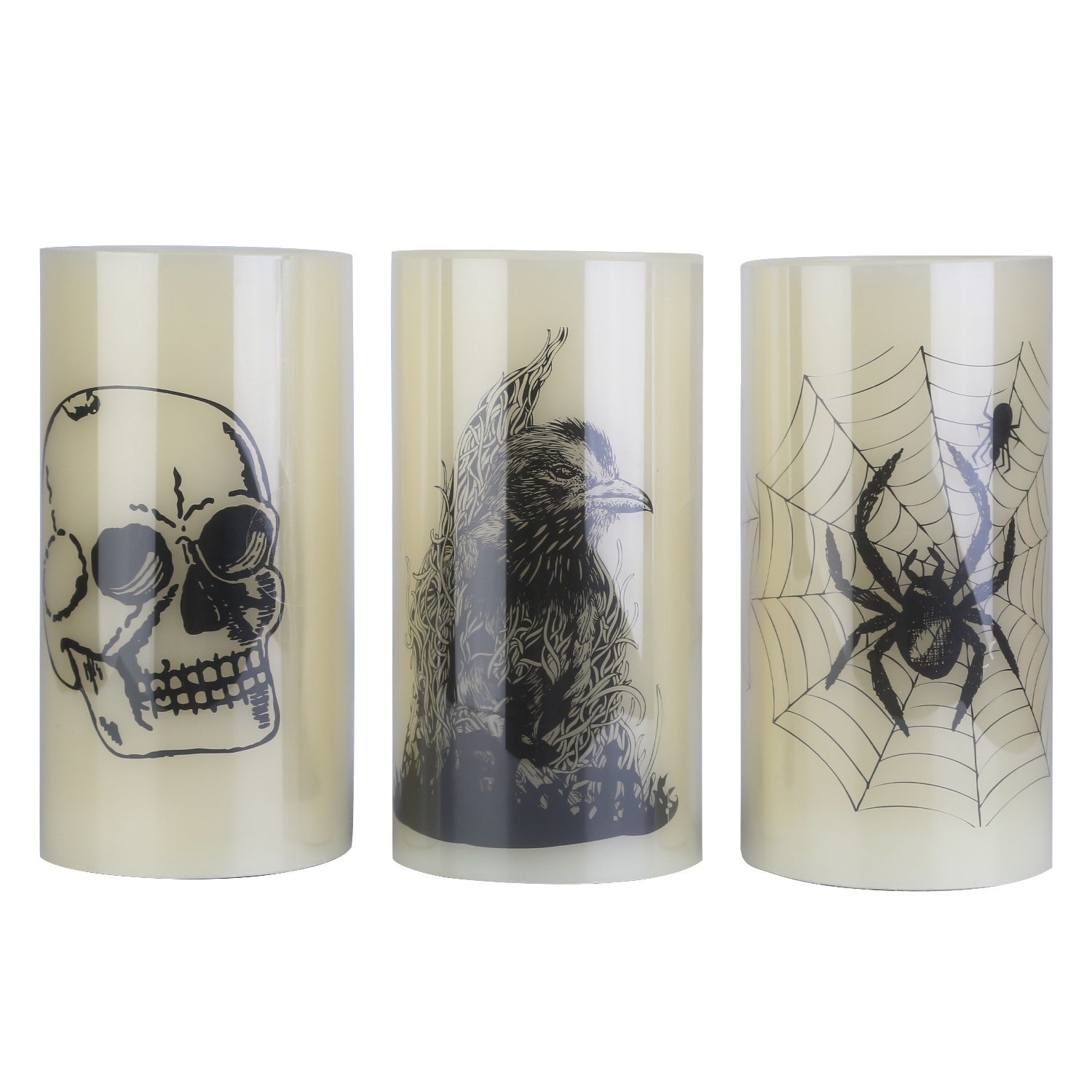 Safe flameless Halloween party décor candles USA