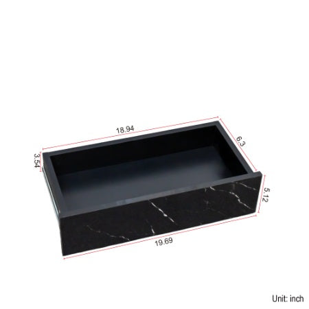 Modern LED coffee table with RGB lights and built-in storage drawer for living room décor – Keeno USA
