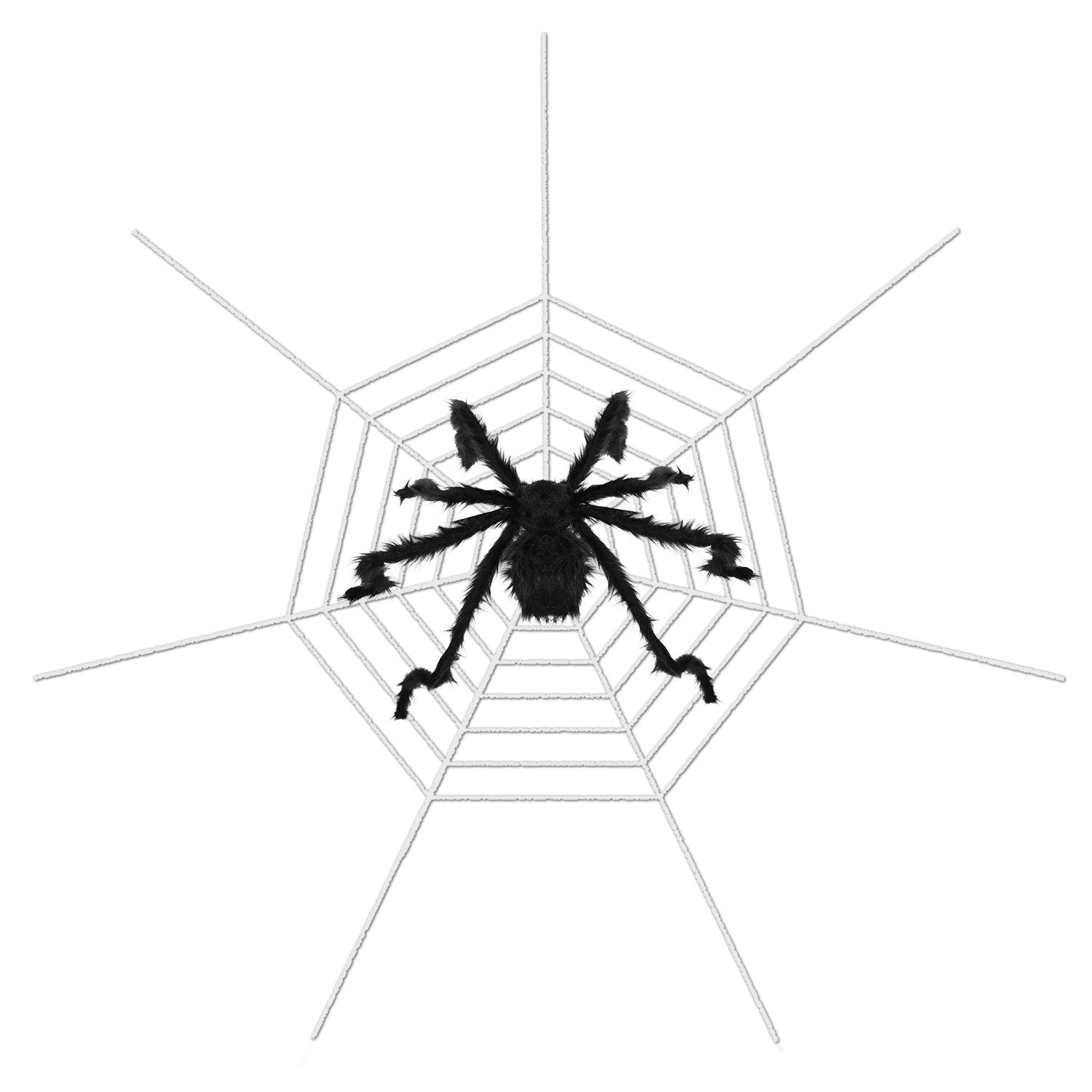 poseable tarantula spider with 126 inch mega spider-web USA