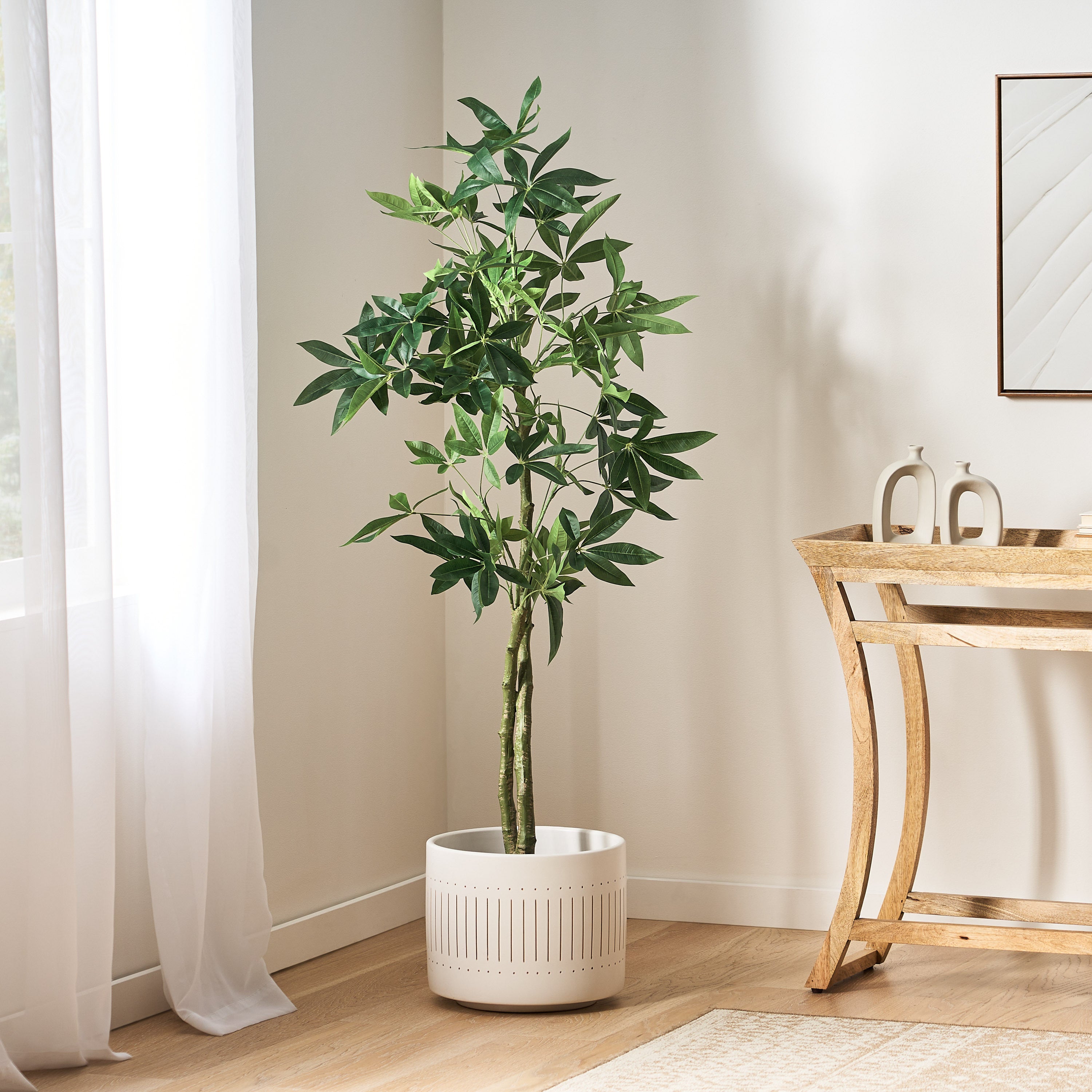 160 cm Artificial Pachira Macrocarpa | Keeno Decor