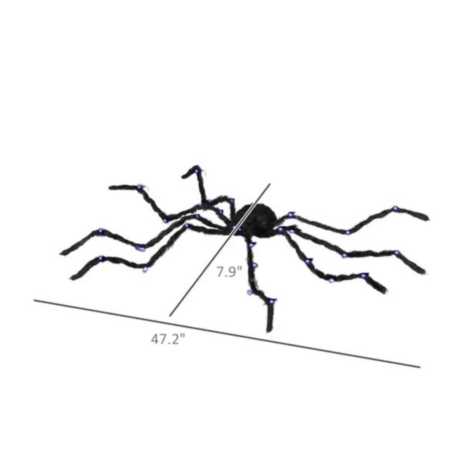 LED spider Halloween decoration with fast USA shipping