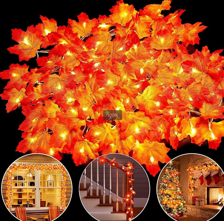 Battery Operated LED Garland for Halloween Room USA