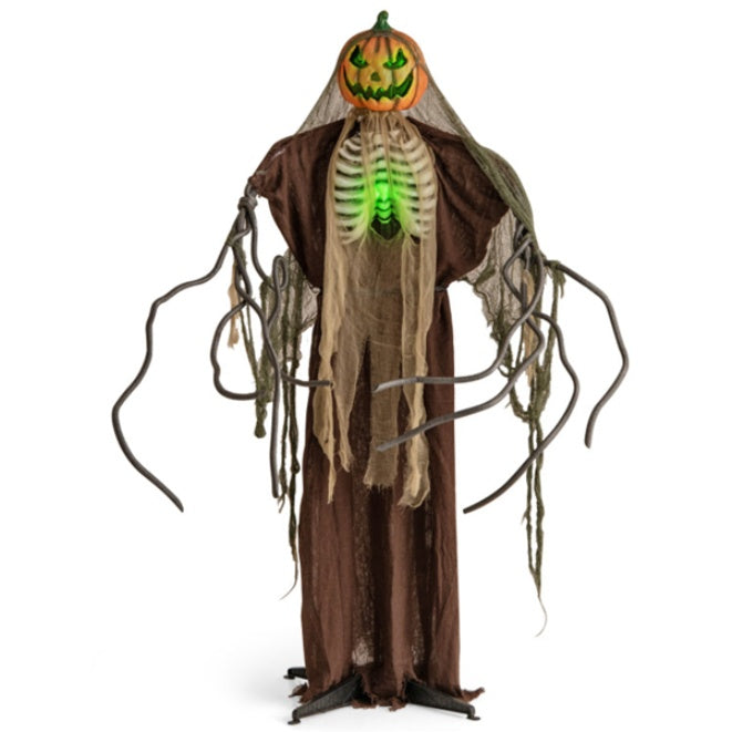6ft animated ghost pumpkin halloween decoration