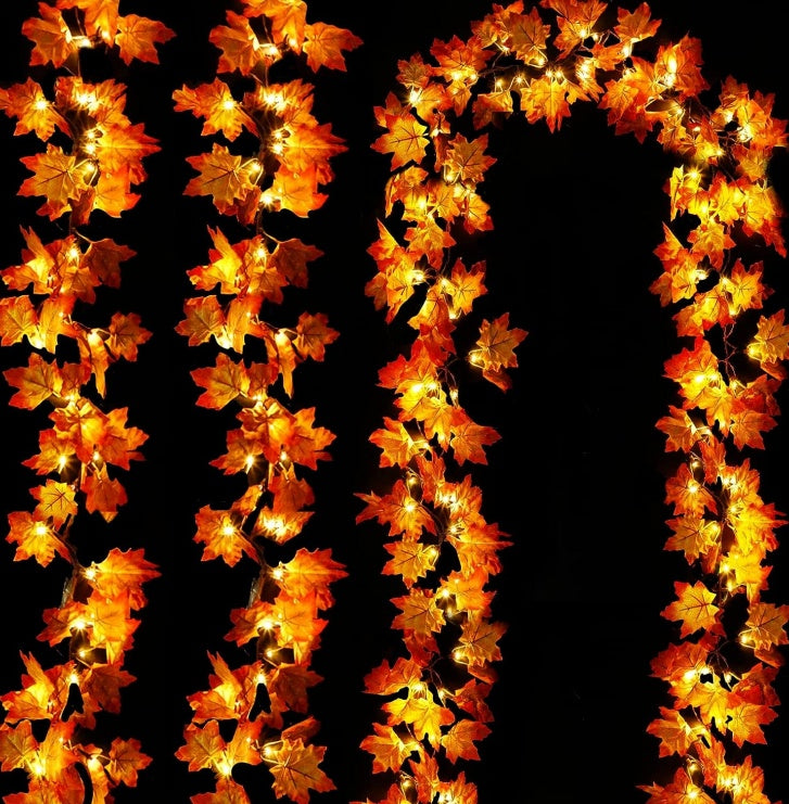 Battery Operated LED Garland for Halloween Room USA