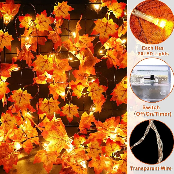 Battery Operated LED Garland for Halloween Room USA