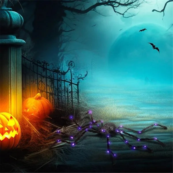LED spider Halloween decoration with fast USA shipping
