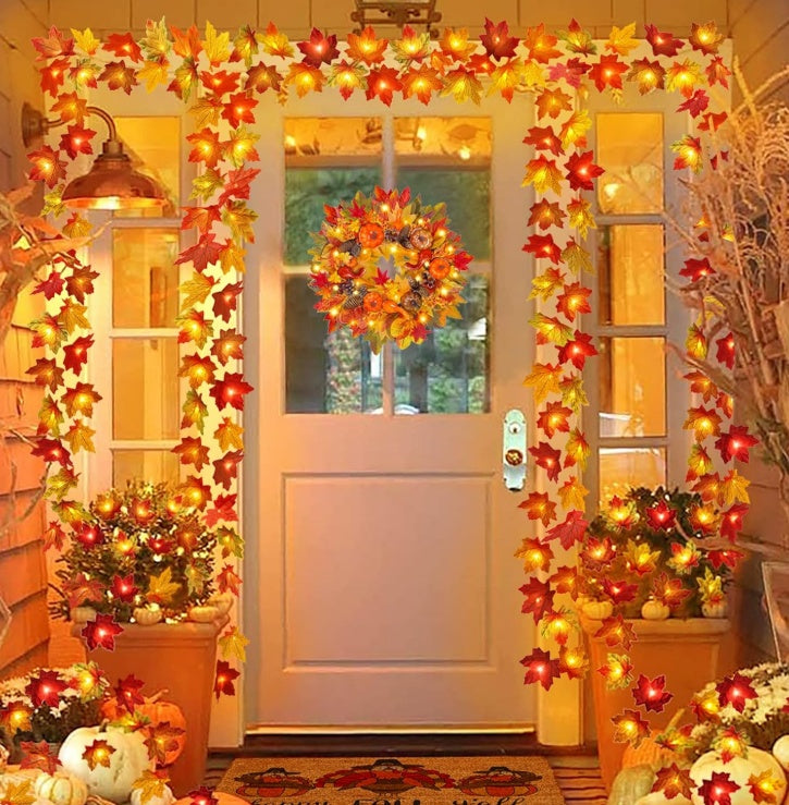 Battery Operated LED Garland for Halloween Room USA